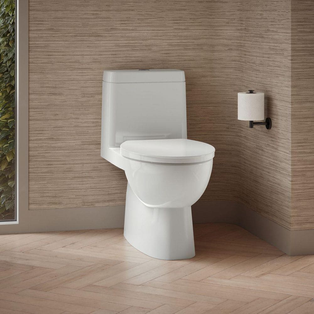 KOHLER Reach 12 in. One-Piece Dual Flush: 0.8/1.28 GPF Dual Flush