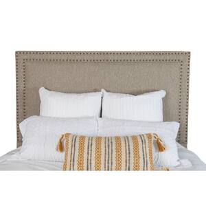Brookside King Upholstered Headboard in Stoked Stone
