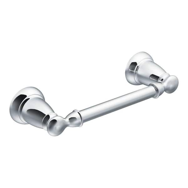 Banbury 3-Piece Bath Hardware Set with 24 in. Towel Bar, Toilet Paper  Holder, and Towel Ring in Brushed Nickel