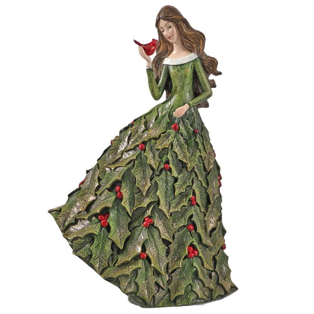"14"" Resin Maiden With Holly Dress" price history on PriceWatchPro