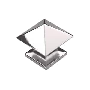 Studio 1-1/4 in. Square Polished Nickel Cabinet Knob (10-Pack)