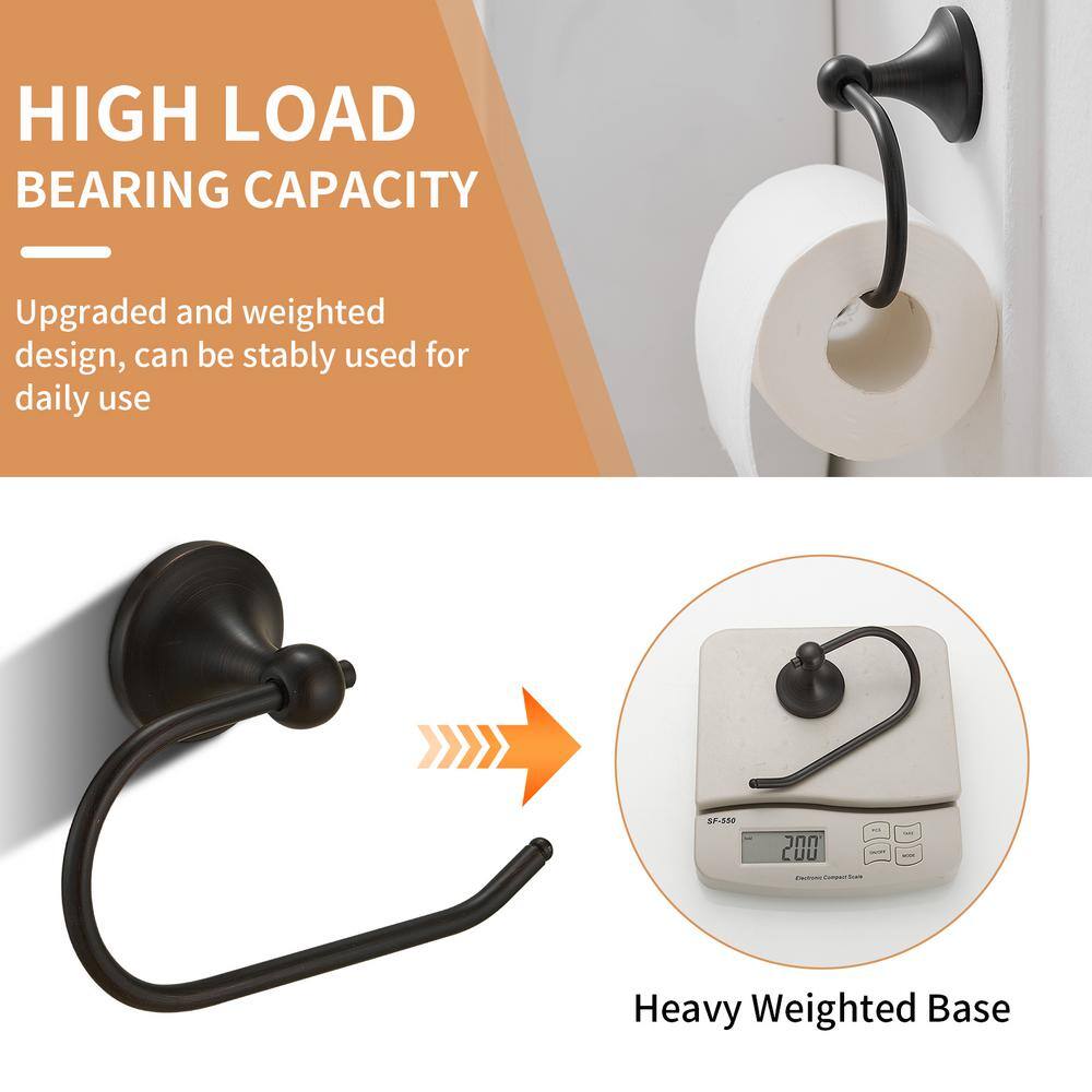 Oil Rubbed Bronze Wall Mount Toilet Paper Holder