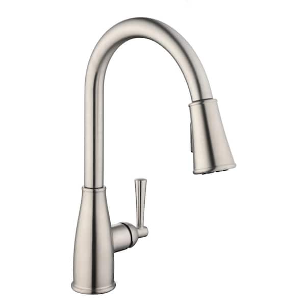 Fairhurst Single-Handle Pull-Down Sprayer Kitchen Faucet with TurboSpray and FastMount in Stainless Steel Fairhurst Single-Handle Pull-Down Sprayer Kitchen Faucet with TurboSpray and FastMount in Stainless Steel