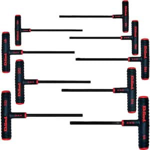 6 in. Series Power-T T-Handle Hex Key Set with Pouch Sizes 5/64 in. to 1/4 in. (9-Piece)