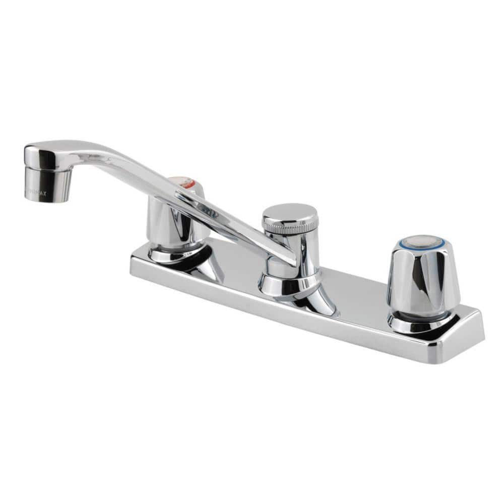 Series 2-Handle Standard Kitchen Faucet Polished Chrome price history on PriceWatchPro