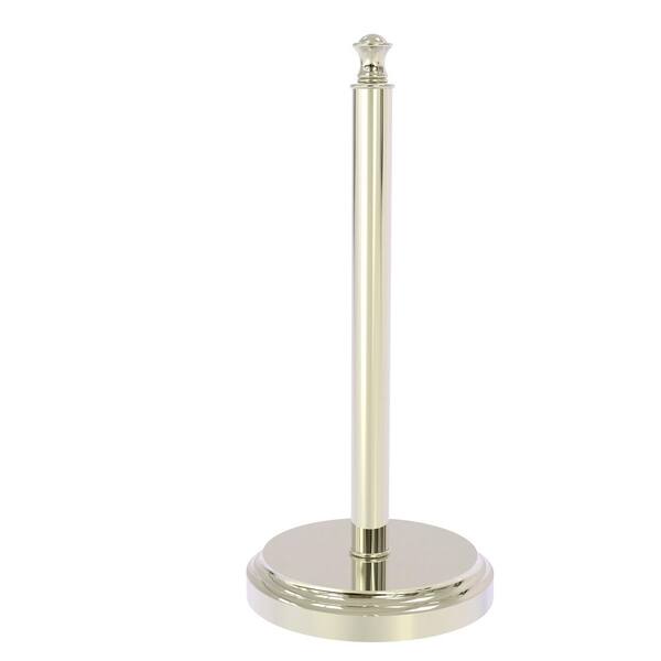 Allied Brass Carolina Collection Counter Top Paper Towel Stand in Polished Nickel