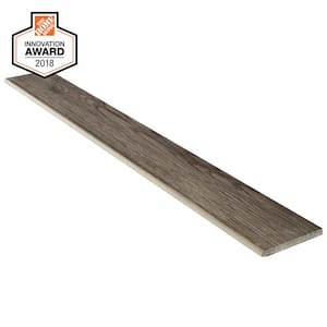 Sierra Wood 3 in. x 24 in. Glazed Porcelain Bullnose Floor and Wall Tile (0.48 sq. ft. / piece)