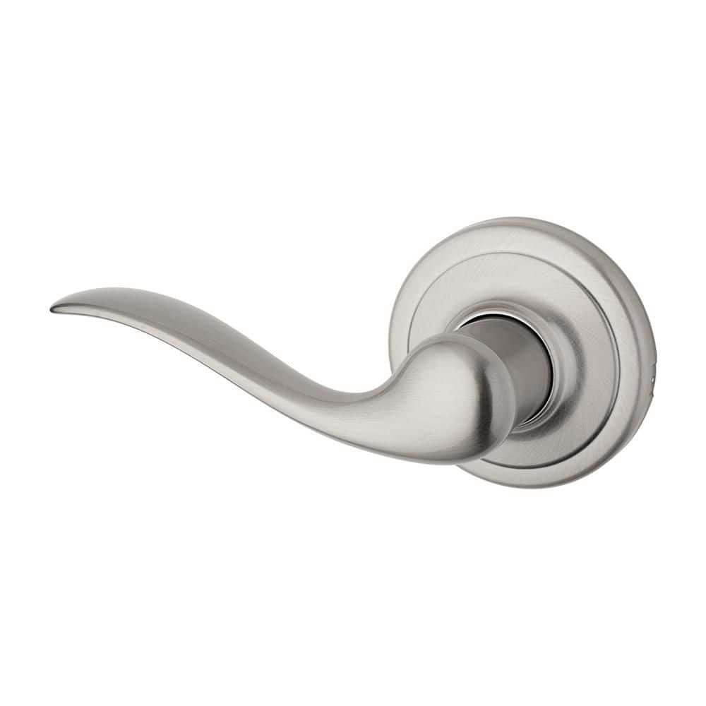 Kwikset Tustin Satin Nickel Left-Handed Half-Dummy Door Handle