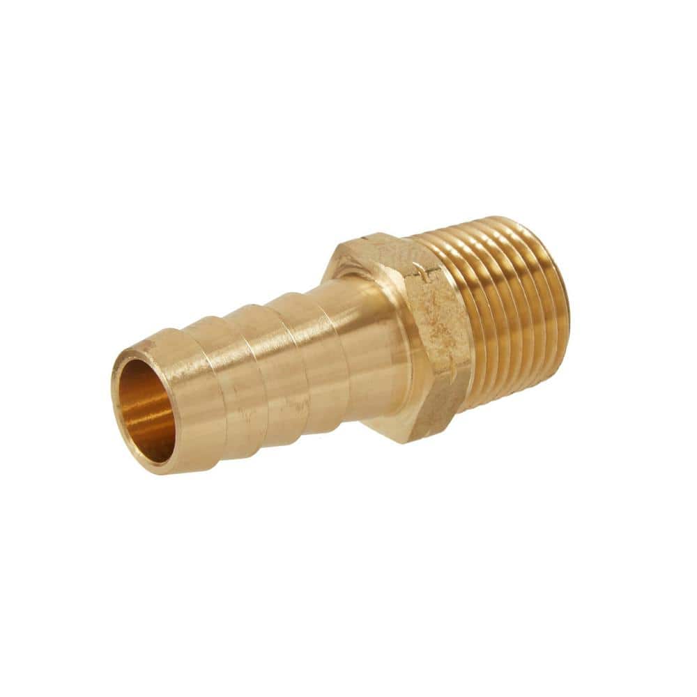 2 Pcs 1/2" Brass Hose Repair Connector For Garden Hose Pipe Adaptor Fitting 