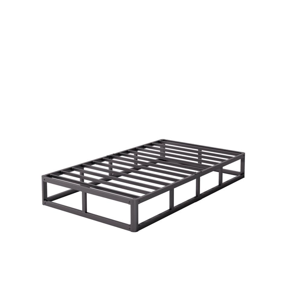 7 in. Twin Size Box Spring with Easy Assembly Slats and Heavy Duty Structur