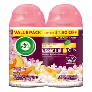 Air Wick 0.67 oz. Summer Delights Automatic Air Freshener Oil Plug-In  Refill (5-Count) 62338-99060 - The Home Depot