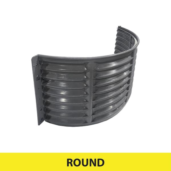 37 in. x 18 in. Round Plastic Window Well