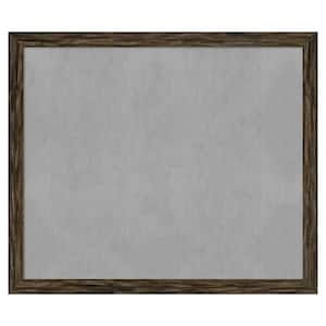 Fencepost Brown Narrow 53 in. x 45 in. Framed Magnetic Board