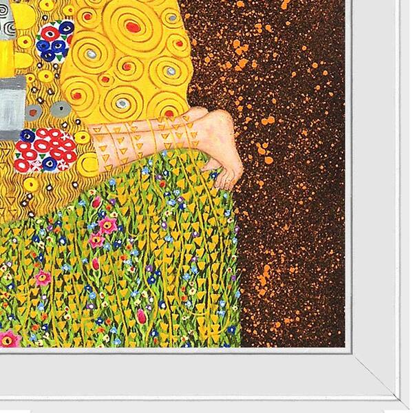 LA PASTICHE The Kiss (Full view) by Gustav Klimt Gallery White 