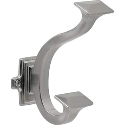 Chrome Hickory Hardware P25028-CH Double Coat Hook 0.75-Inch Chrome Hickory Hardware P25028-CH Double Coat Hook 0.75-Inch