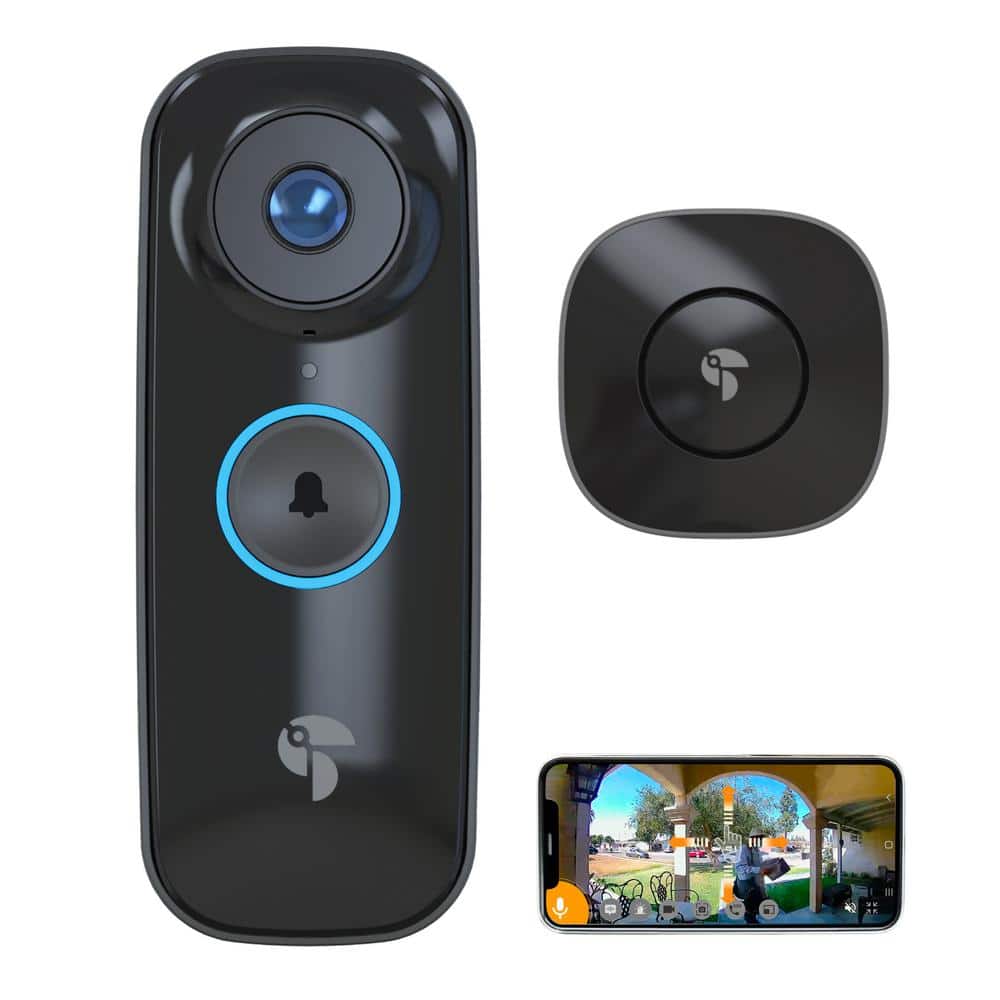 Wireless Video Doorbell Pro Includes Wireless Doorbell Chime Night Vision W