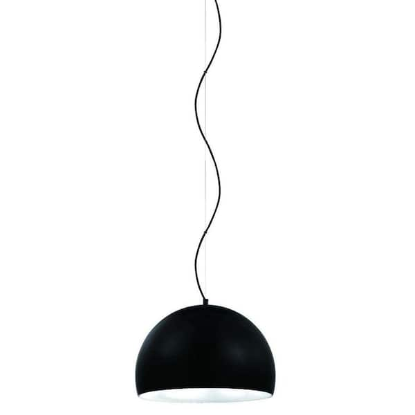 Eurofase Bollo Collection 1-Light Matte Black Large Pendant