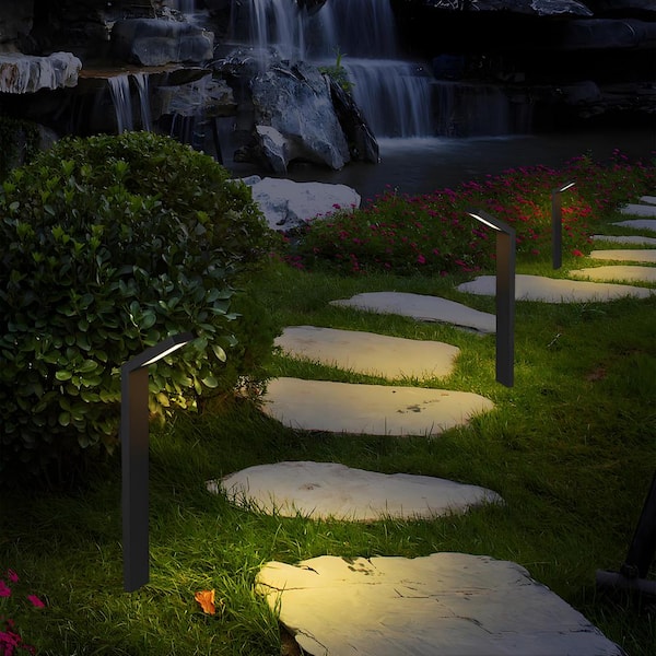 C Cattleya 36-Watt Equivalent Low Voltage Black Aluminum