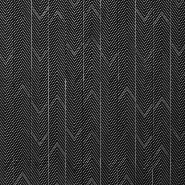 Ivy Hill Tile Blaze Tempo Black 9.84 in. x 11.81 in. Matte Resin Wall Tile (0.8 sq. ft./Each)