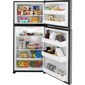 30 in. 18.3 cu. ft. Top Freezer Refrigerator in Stainless Steel