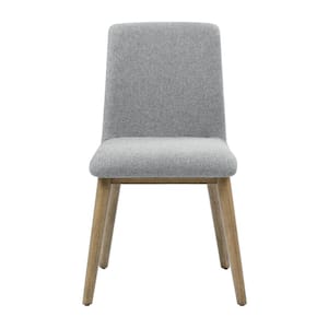 Vida Gray Upholstered Side Chair Set of 2