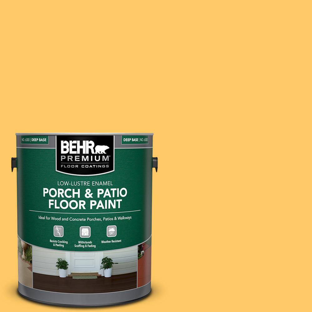 1 gal. #P270-5 Fuzzy Duckling Low-Lustre Enamel Interior/Exterior Porch and Patio Floor Paint price history on PriceWatchPro