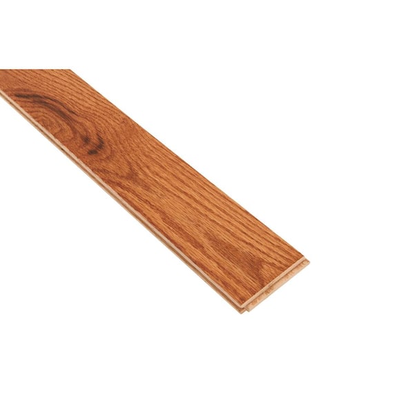 Bruce America's Best Choice Prefinished Gunstock Oak Smooth/Traditional 3/4-in Solid Hardwood Flooring Sample