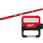 72 in. REDSTICK Digital Box Level with 550 Lumens LED Rechargeable Flood Light
