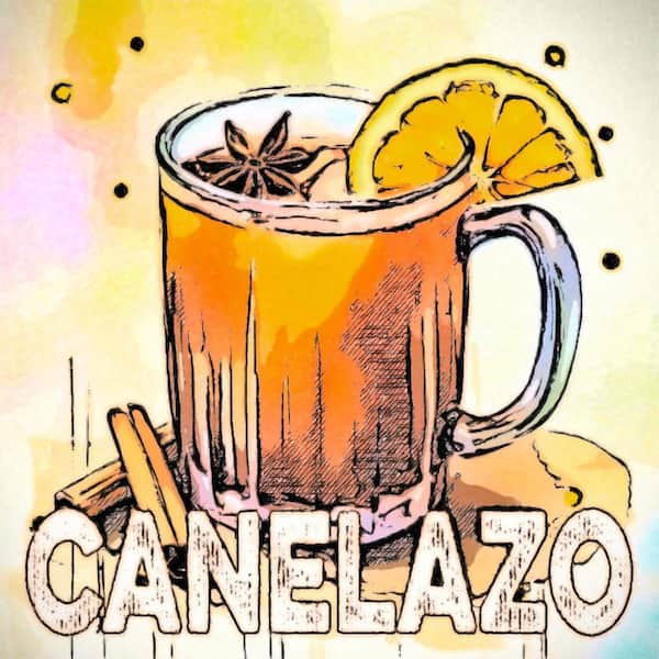 VENICE BEACH Collections Canelazo Cocktail by Grotto Studios 1 Piece Unframed Graphic Print Abstract Poster Art Print 16 in. x 16 in.