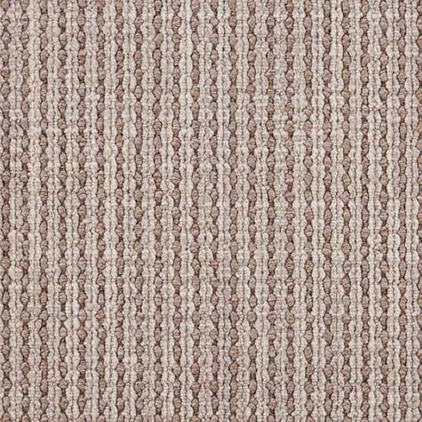 Natural Harmony 6 in. x 6 in. Pattern Carpet Sample - Reckless - Color Taupe