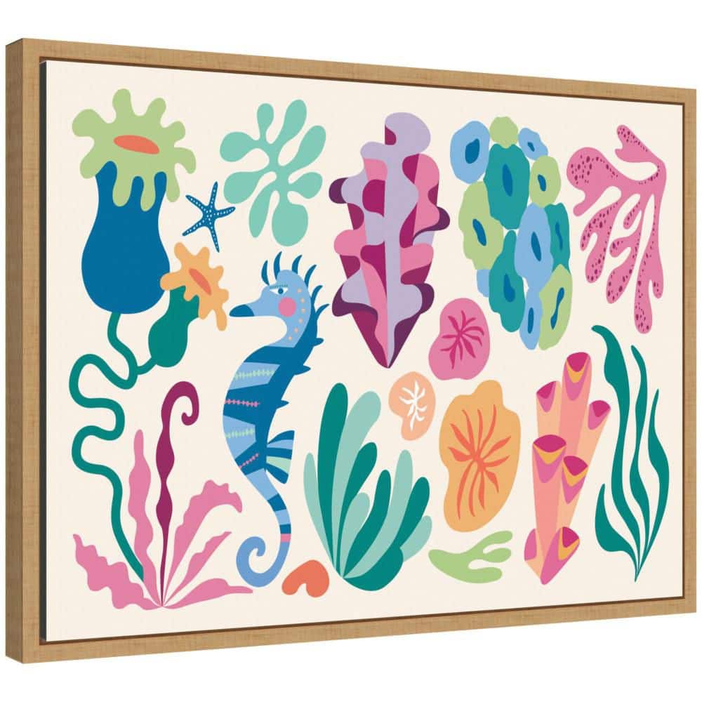"Sylvie ""Fun Colorful Coral Reef"" by Rachel Lee Framed Fish Art Print 24 in. x 18 in." price history on PriceWatchPro