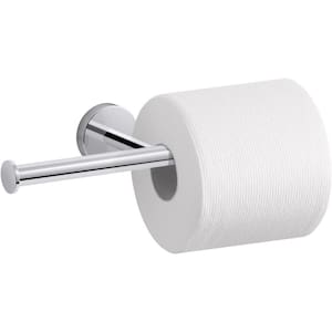 Elate Double Toilet Paper Holder in Polished Chrome