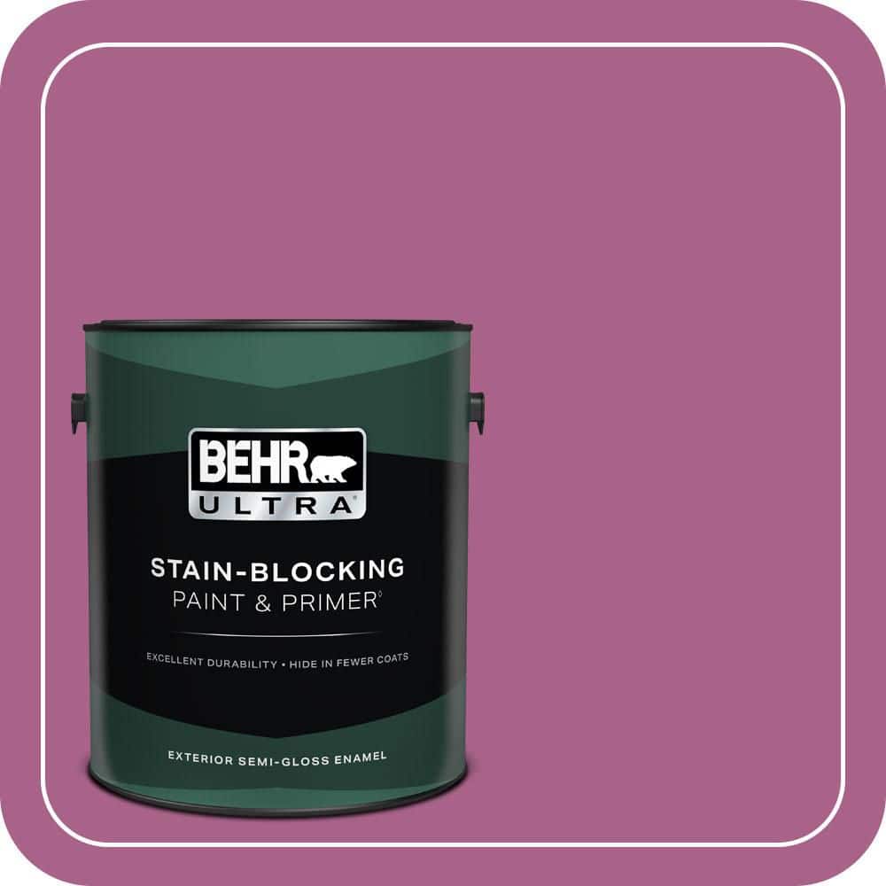 1 gal. #690B-6 Wild Mulberry Semi-Gloss Enamel Exterior Paint & Primer price history on PriceWatchPro