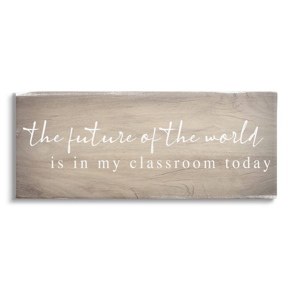 The Stupell Home Decor Collection Rustic Classroom Teacher Quote Design by Daphne Polselli ...