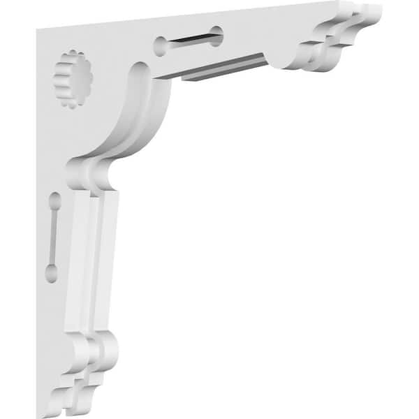 Ekena Millwork Cena 1.5 in. W x 12 in. H x 12 in. D Signature Urethane Polyurethane Corbel