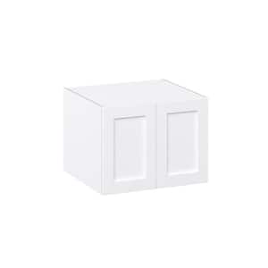 Mancos Bright White Shaker Assembled Deep Wall Bridge Kitchen Cabinet (27 in. W X 20 in. H X 24 in. D)
