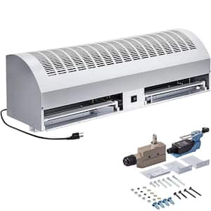 36 in. 2-Speed Air Curtain Wall Fan in White with 1372/1511 CFM 2 Limited Switches Low Noise Indoor Air Curtain