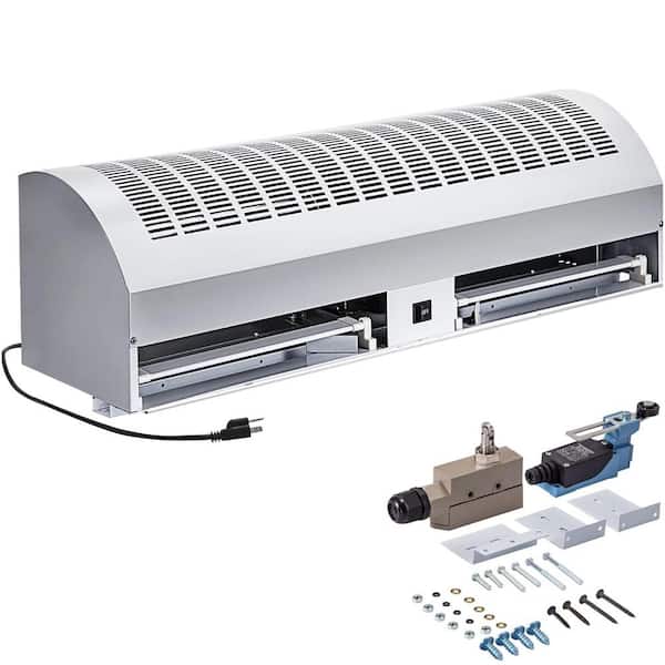 Aoibox 36 in. 2-Speed Air Curtain Wall Fan in White with 1372/1511 CFM 2 Limited Switches Low Noise Indoor Air Curtain