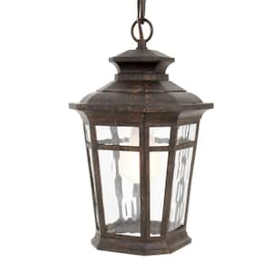 Waterton Collection 1-Light Dark Ridge Bronze Outdoor Hanging Lantern