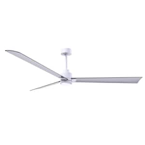 Alessandra 72 in. Integrated LED Indoor/Outdoor White Ceiling Fan with Remote Control Included