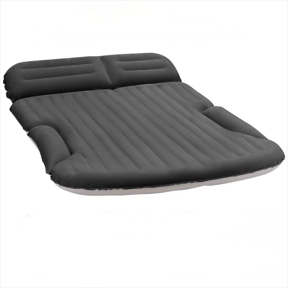 5 in. Thickened and Double-Sided Flocking Camping Air Mattress with 2 Pillo
