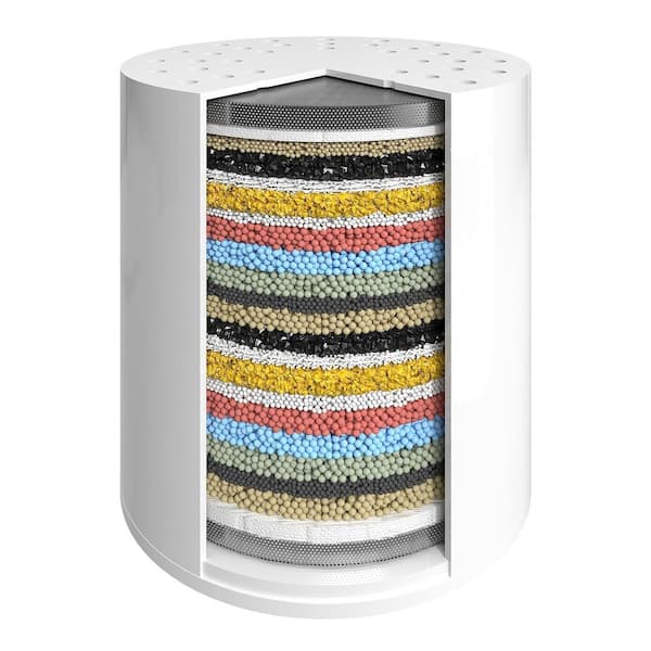 23-Stages Shower Filter Cartridge Suitable for People with Sensitive and Dry Skin (1-Pack)