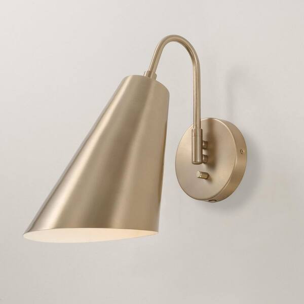 Capital Lighting Fixture Company Leo 12.75 in. 1-Light Matte Brass