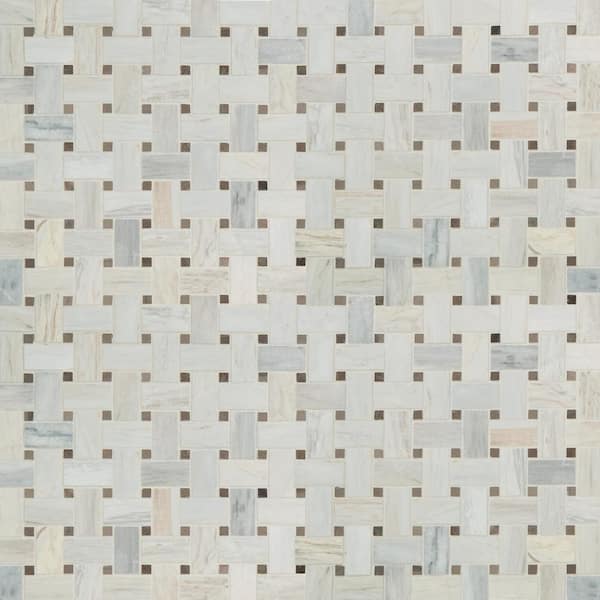 MSI Angora Basketweave 12 in. x 12 in. x 0.38 in. Polished MSI Angora Basketweave 12 in. x 12 in. x 0.38 in. Polished