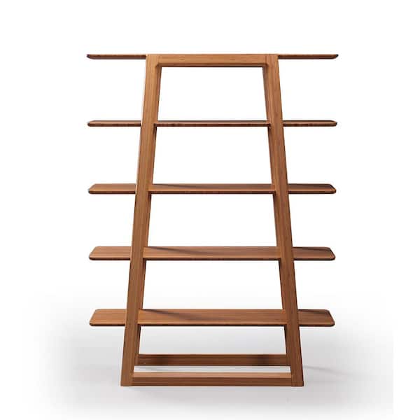 Unbranded Dylan 62 in. Tall Natural Bamboo Bookshelf