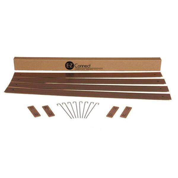 Dimex E-Z Connect 16 ft. Premium Landscape Edging Project Kit in Brown