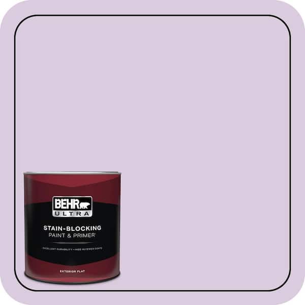 BEHR ULTRA 1 Qt. #660C-2 Violet Mist Flat Exterior Paint & Primer