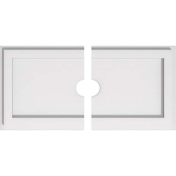 Ekena Millwork 1 in. x 20 in. x 10 in. PVC Medallion Moulding