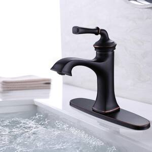Single Handle Single Hole Bathroom Faucet Vanity in Oil Rubbed Bronze