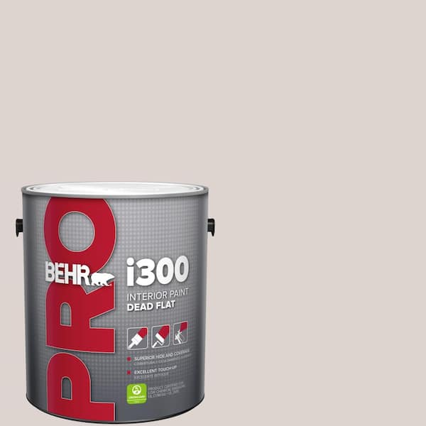 BEHR PRO 1 gal. #750A-2 Feather Gray Dead Flat Interior Paint